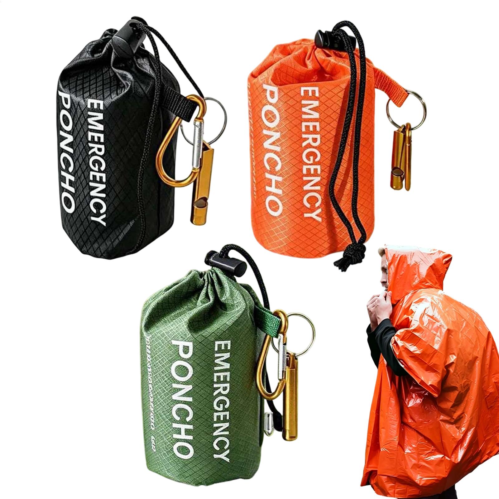 3pcs Survival Emergency Rain P - Survival Blanket Reflective 评论和价格