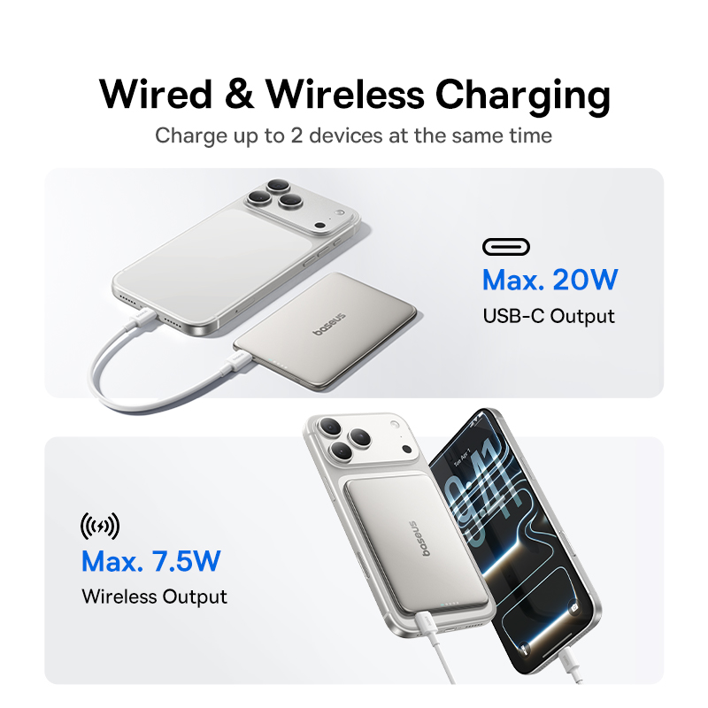 Baseus 5000mAh Magnetic Power  - Solar Emergency Charger 评论和价格